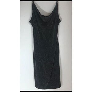 H&M | Dresses | Hm Black Linen Blend Dress | Poshmark